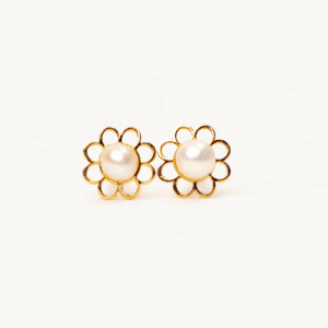 Flower & Pearl Classic Earring