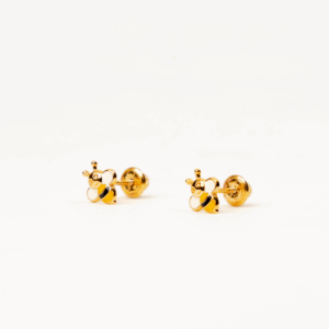 Honey Bee Enmeral Earring