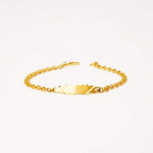 Gold ID Chain Bracelet