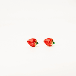 Sweet Strawberry Stud Earrings